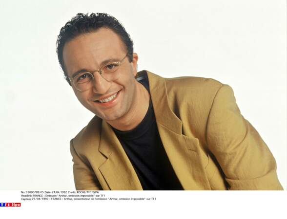 Arthur à ses débuts dans "L'Emission Impossible", diffusée sur TF1 en 1992