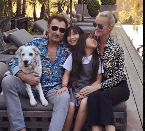 Johnny en famille à Los Angeles