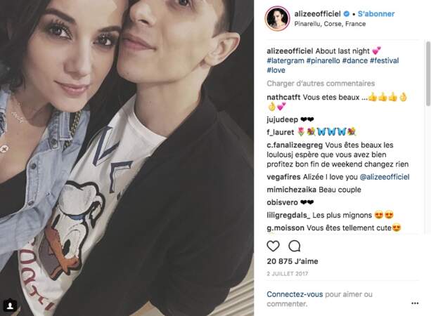 Alizée et Grégoire Lyonnet plus amoureux que jamais