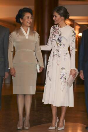 Letizia d'Espagne et Peng Liyuan la première dame chinoise : deux styles d'élégance