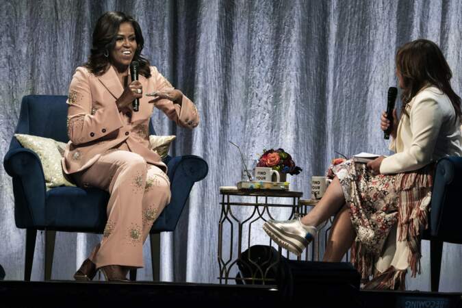 Michelle Obama était à Copenhague le 9 avril pour promouvoir son autobiographie Devenir.