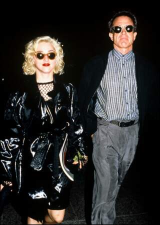 Madonna et Warren Beatty en 1990