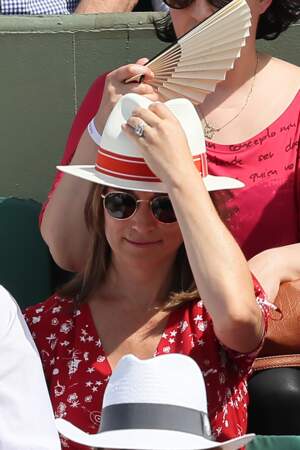 Pippa Middleton enceinte, profite de Roland-Garros