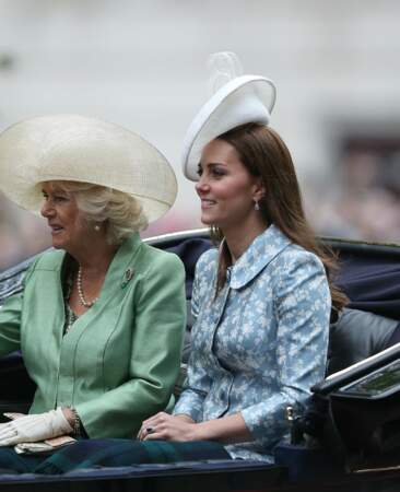 Comme chaque année, Kate Middleton créé l'événement avec son look au Trooping the Colour, juin 2015