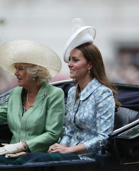 Comme chaque année, Kate Middleton créé l'événement avec son look au Trooping the Colour, juin 2015