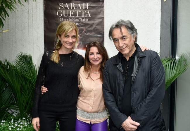 Sarah Guetta avec Richard Berry et sa compagne Patricia