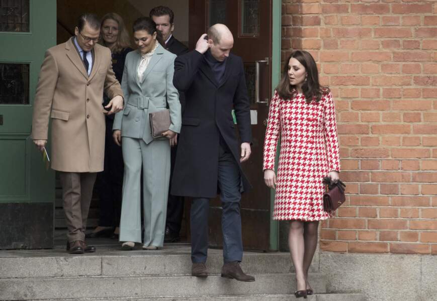 Kate Middleton, le prince William, la princesse Victoria et le prince Daniel de Suède.