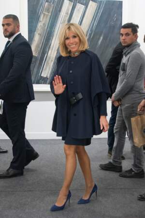 Brigitte Macron à Paris le 18 octobre