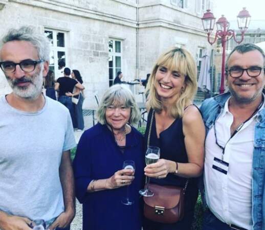 Julie Gayet s'est affichée très souriante et pétillante au festival d'Angoulême, ce mercredi 21 août