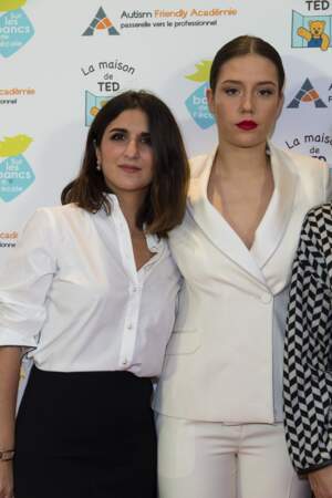 Adèle Exarchopoulos et Géraldine Nakache étaient à la soirée au profit de l'association "Sur les bancs de l'école" 