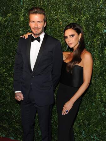 David Beckham et sa femme Victoria Beckham à Londres le 30 novembre 2014