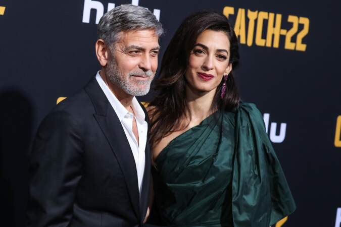 Amal Clooney était resplendissante aux bras de son mari George