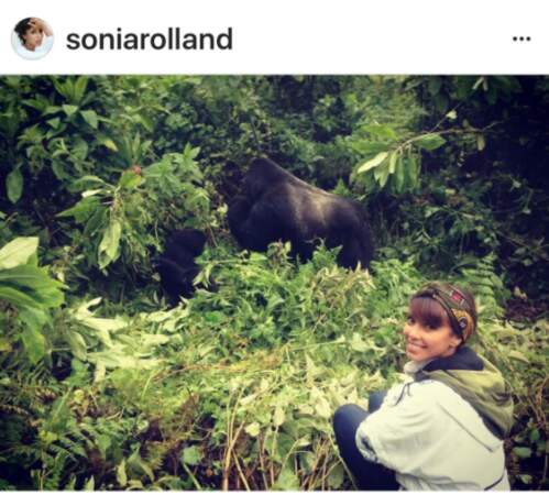 Sonia Rolland au Rwanda