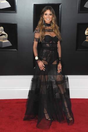 Heidi Klum à la 60ème soirée annuelle des Grammy Awards à Madison Square Garden