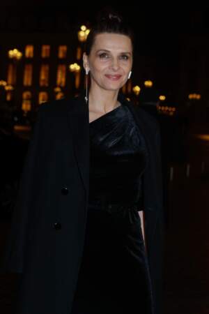 Juliette Binoche le 22 janvier à Paris
