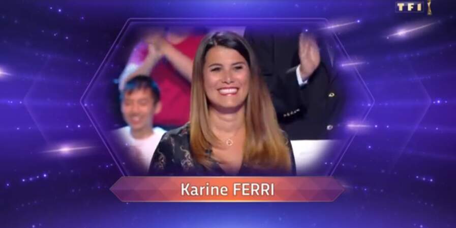 Karine Ferri lors du Grand concours des animateurs sur TF1 le 22 juin 2019.