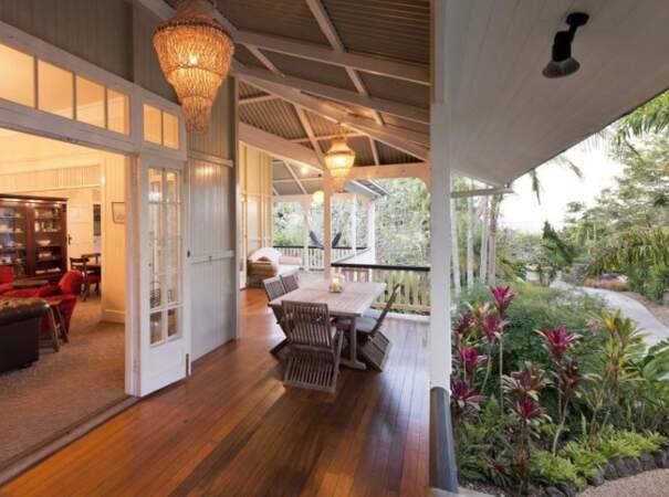 La terrasse de la propriété de Meghan Markle et du prince Harry en Australie