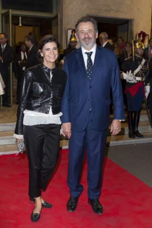 Guillaume Sarkozy et son épouse 