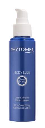 Premier blur minceur : Body Blur Shaka Shaka Lotion Minceur Ultra Lissante, Phytomer, 68€, phytomer.fr