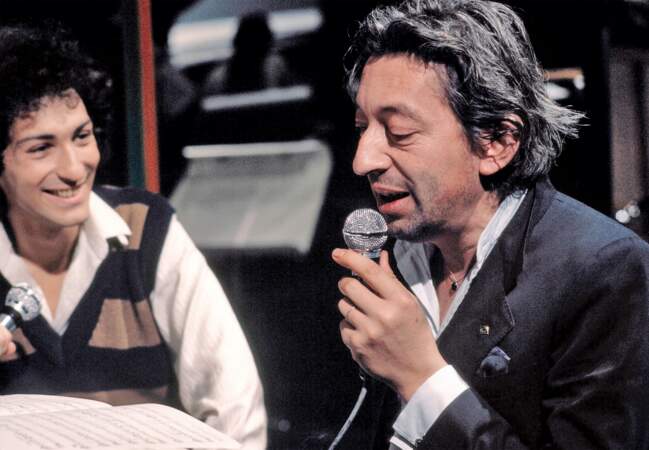 Michel Berger et Serge Gainsbourg en 1978