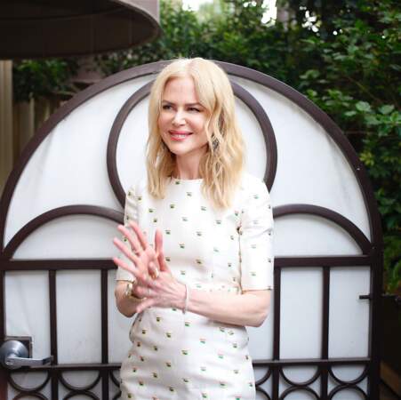 Le sourire un peu tiré de Nicole Kidman
