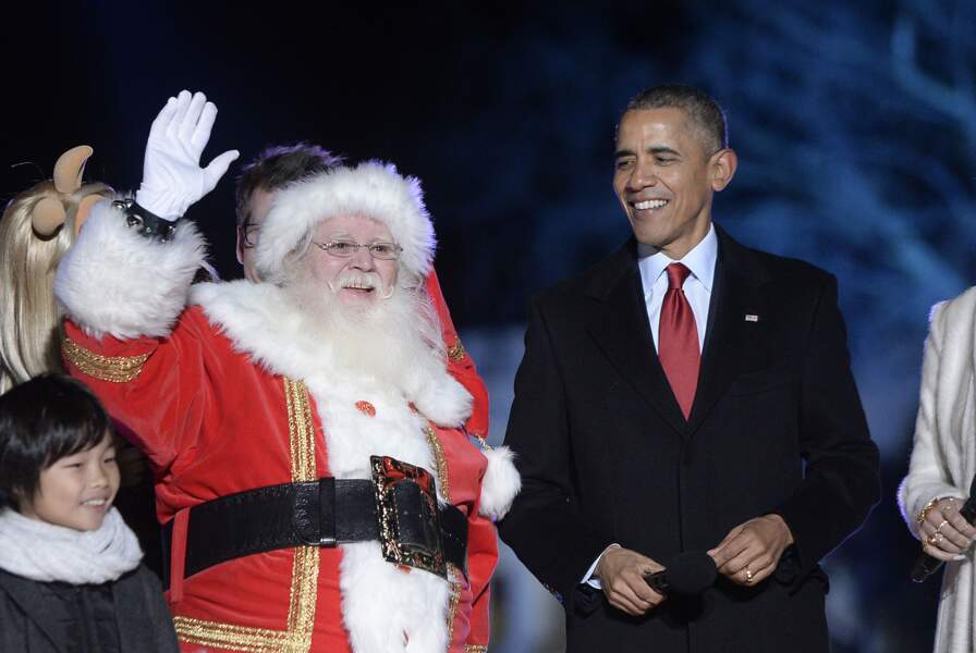 Barack Obama et le père Noël