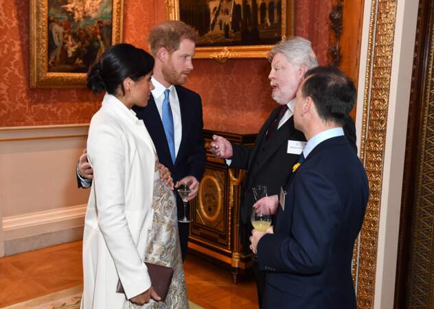 Le duc et la duchesse de Sussex en charmante compagnie ce mardi 5 mars à Londres