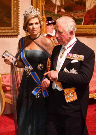 La reine Maxima des Pays-Bas et le prince Charles, prince de Galles