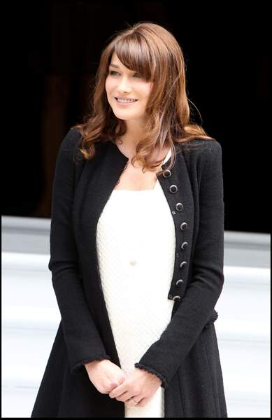 En 2011, Carla Bruni-Sarkozy est enceinte.