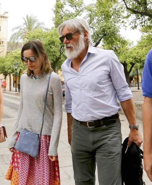 Harrison Ford et Calista Flockhart dans les rues de Cordoue en Espagne