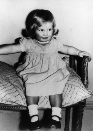 Lady Diana, alors âgée de deux ans, photographiée à Sandringham le 1er juillet 1963