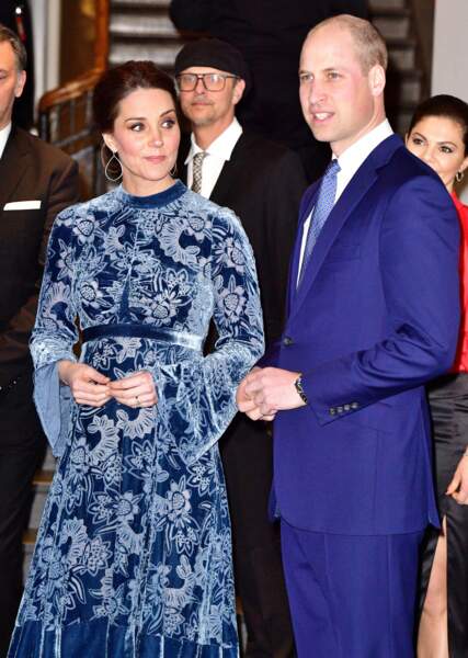 Elle était accompagnée de son époux, le prince William.