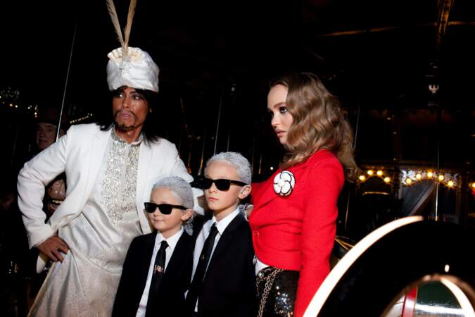 Lily-Rose Depp habillée par Chanel pour cette soirée déguisée en l'honneur d'Halloween