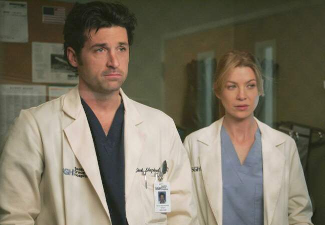 Derek et Meredith dans Grey's Anatomy