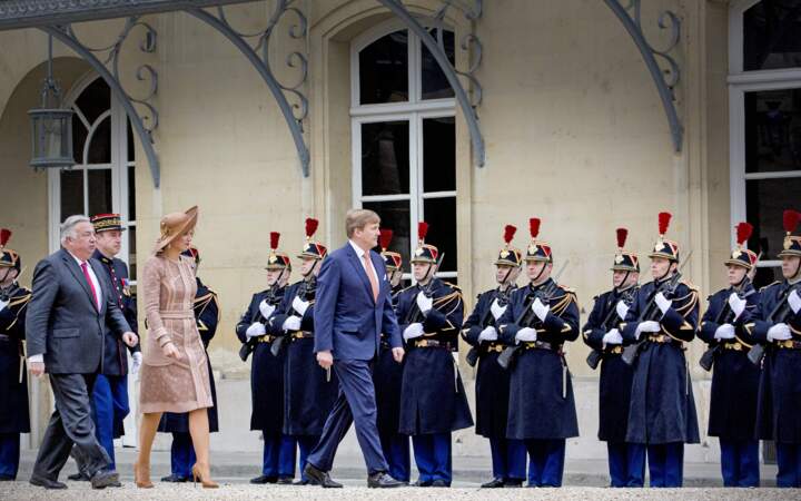 La visite d'état de Maxima et Willem-Alexander des Pays-Bas à Paris
