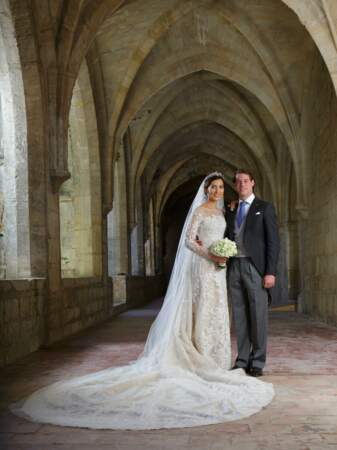 Mariage du prince Felix de Luxembourg et de Claire Lademacher (en Elie Saab) le 21 septembre 2013