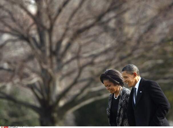 Le couple Obama à la Maison Blanche