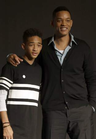 Will Smith avec son fils Jaden (qui décidément lui ressemble beaucoup!)