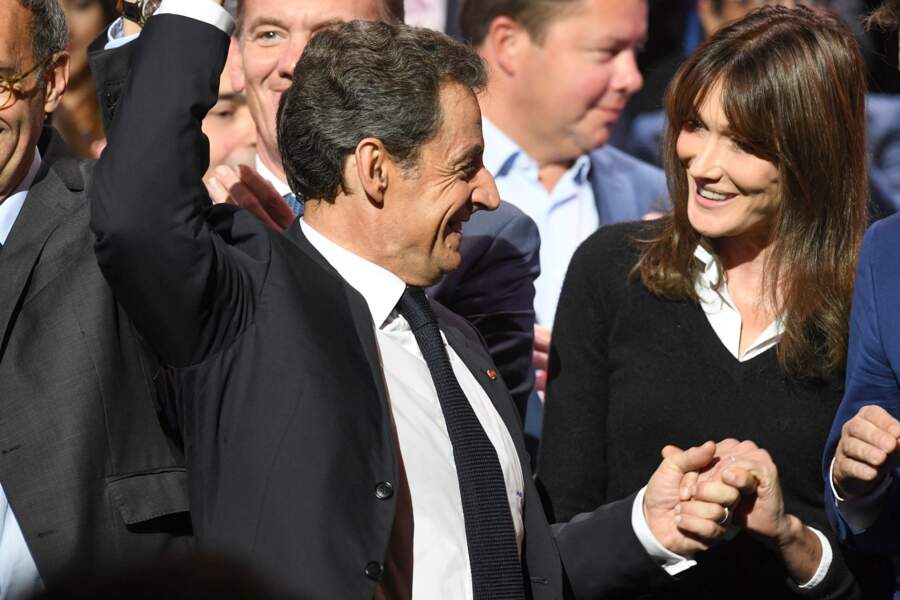 Meeting Nicolas Sarkozy au Zenith de Paris