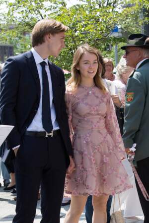 La princesse Alexandra de Hanovre et son compagnon Ben-Sylvester Strautmann le 8 juillet 2017