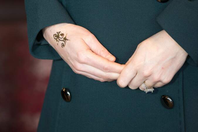 Kate Middleton a visité le centre Fire Station Arts à Sunderland, où elle s'est fait faire un tatouage au henné