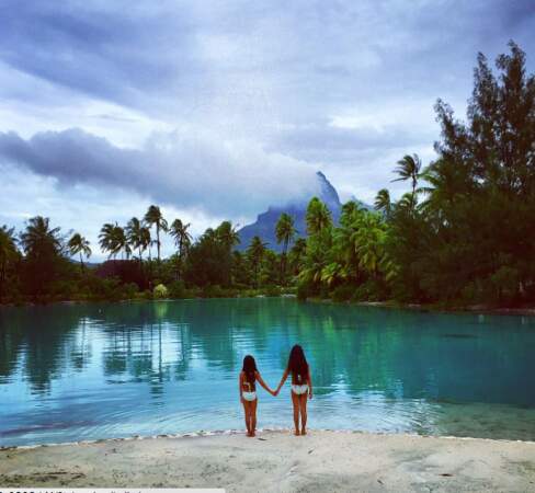 Vacances pluvieuses en Polynésie pour Johnny et Laëticia Hallyday - Instagram