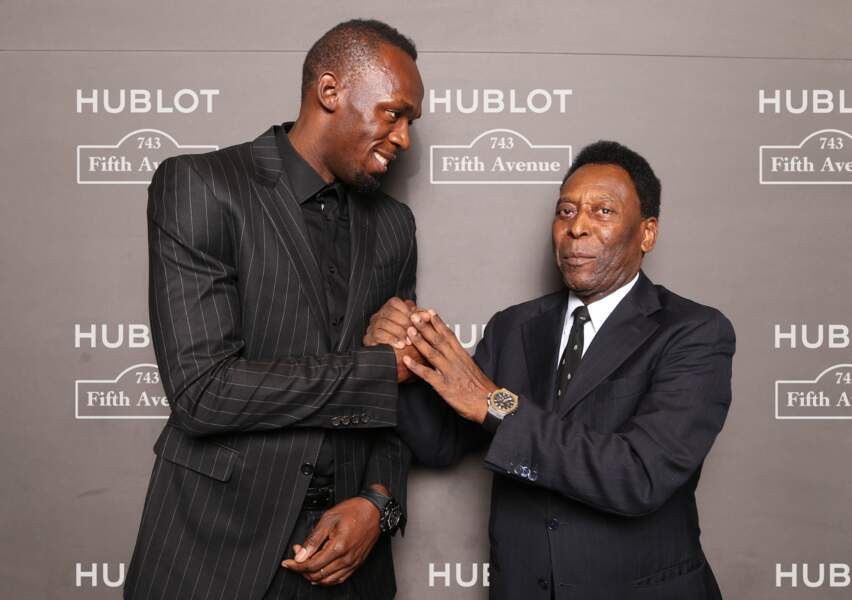 Usain Bolt et Pelé