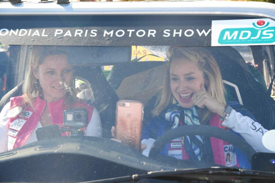 Jazmin Grace Grimaldi et Kiera Chaplin au Rallye Aïcha des Gazelles