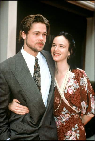 Brad Pitt et Juliette Lewis, sa partenaire dans les films "Trop jeune pour mourir" et "Kalifornia"