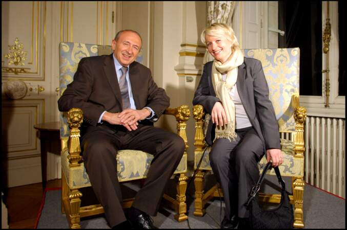 Gérard Collomb maire de Lyon et sa femme Caroline