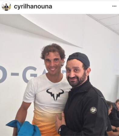 Cyril Hanouna et Rafael Nadal