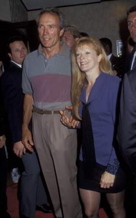 Clint Eastwood et sa compagne de l'époque, la très jalouse Frances Fisher