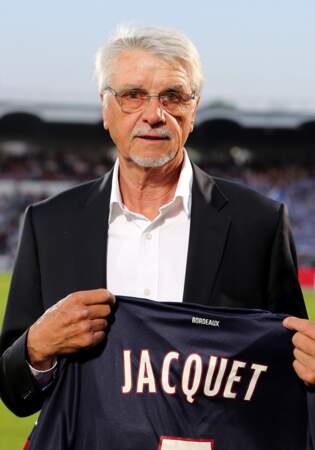 Aimé Jacquet avant le coup d'envoi d'un match Bordeaux/Marseille