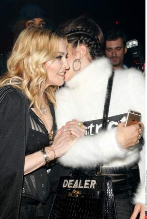  Madonna et Lourdes au défilé Alexander Wang à New-York